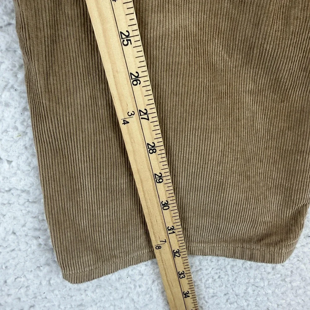 Banana Republic Corduroy Pants Mens 33x32 Beige Regular Fit Casual VS 5 Pkt Y2K